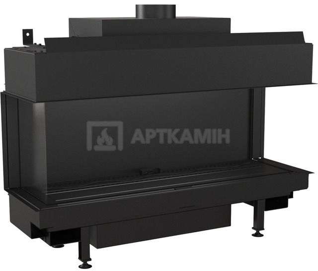 Камінна топка газова Kratki LEO 100 LPG LP тристороння