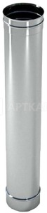 Труба димохідна нерж. Версія Люкс L-0,5 м D-120 мм товщ. 1 мм